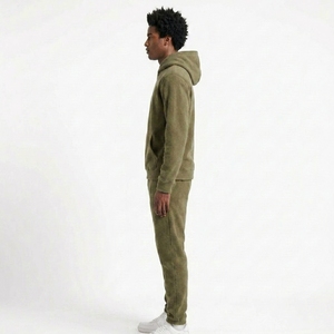 Conjunto Deportivo de 2 Piezas para Hombre, Sudadera con Capucha y Pantalones de Felpa, Ligero, para Correr, Fabricante OEM Personalizado, Venta al Por Mayor - Product Image 3