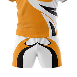 Modern <b>Athletic</b> Breathable Structure Regular Fit Durable Training And Match Apparel Rugby Uniform For Sports Teams - Product Image 4