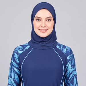 Ensemble Burkini Modeste 3 Pièces pour Femme, Tenue de Sport Couvrante en Tissu - Product Image 4