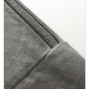 Camiseta de Hombre 100% Algodón, Nueva Colección Primavera-Verano, Estilo Retro Casual, Transpirable, 275g, Teñido Inverso, Deshilachado y Lavado - Product Image 6