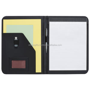 A4 Conference Folder Folio <b>Case</b> <b>Business</b> Faux Leather Document <b>Bag</b> - Product Image 2