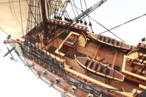 VERSIÓN DE ALTO NIVEL DE DETALLE - SAN FELIPE ACABADO EN MADERA - Maqueta de Barco de Guerra Español de Madera Hecha a Mano y Pulida - Product Image 5