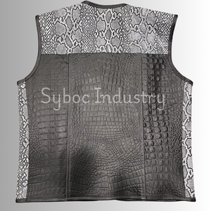 Chaleco de motociclista de cuero genuino para hombre de talla grande nuevo estilo de motocicleta chaleco Casual chaqueta de invierno procesamiento en bruto - Product Image 5