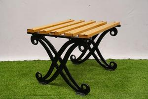 Wooden and <b>metal</b> garden <b>bench</b> Garden furniture for home Durable yard <b>bench</b> Outdoor indoor seating Hotel patio <b>bench</b> - Product Image 6