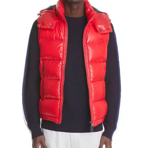 Gilet matelassé léger et respirant de haute qualité pour homme, couleur unie, décontracté, sans manches, col montant, fermeture éclair, personnalisable - Product Image 6