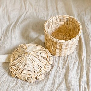 Petite tente de cirque en rotin tressé, maisonnette pour enfants, jouet en forme de maison, prix d'usine, jouets d'imitation pour enfants - Product Image 3