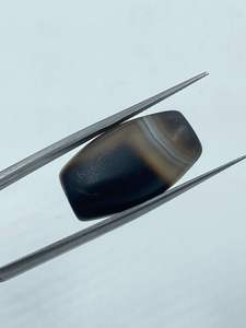 Piedra de Ágata 100% Natural de Alta Calidad, Forma Cilíndrica Semipreciosa de 14.30x24mm, 33.15cts, Piedras Sueltas para Joyería - Product Image 3