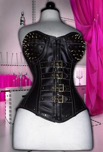 คอร์เซ็ตของผู้หญิงวินเทจชุดกระชับสัดส่วนเซ็กซี่แบบโอเวอร์บัสเทจคอร์เซ็ทผ้าบอร์เคดระบายอากาศทันสมัยสำหรับขนาดใหญ่พิเศษ - Product Image 4
