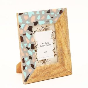 Luxury Natural Wood Epoxy Resin <b>Picture</b> <b>Frame</b> Personalized Handmade Photo <b>Frame</b> <b>for</b> Family Portrait Home Decor Wholesale Custom - Product Image 2