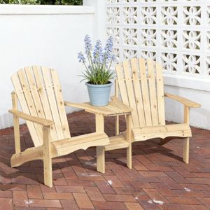 Chaise longue coulissante pour bancs de patio extérieurs - Product Image 1