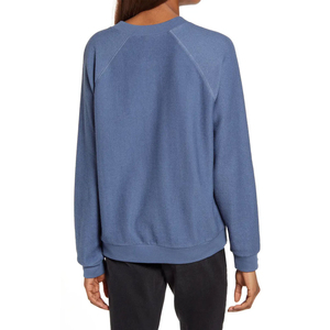 Sudadera Azul Marino para Mujer con Bloques de Color y Logotipo Personalizado, Novedad 2026, Venta al por Mayor, Servicio OEM, Diseño para Invierno - Product Image 2