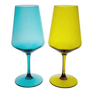 Copas de Vino de Plástico Tritan de 15 oz, Libres de BPA, con Tallo, Diseño Clásico para Uso en Campamentos - Product Image 5