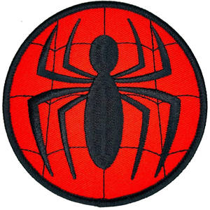 Patch thermocollant ou à coudre Spider Logo, broderie haute qualité en rayonne, applique <span class=keywords><strong>Spiderman</strong></span> pour vêtements par MEHMOOD APPARELS - Product Image 1