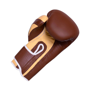 Guantes de Boxeo Profesionales de PU y Cuero Genuino con Logotipo Personalizado de Alta Calidad OEM para Entrenamiento y Práctica para Adultos - Product Image 5