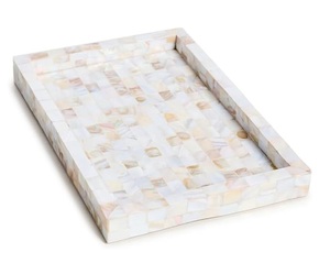 Indian Exporter Table <b>Decorative</b> Food Storage Mother Of Pearl Serving Tray for Home Kitchen Ware Supplies - Product Image 6