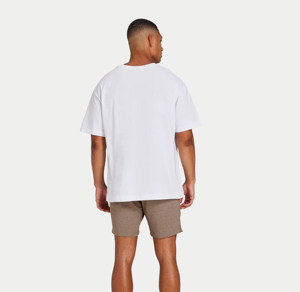 Camiseta de Manga Corta para Hombre, 200 g, Cuello Redondo, Color Sólido, Diseño Simple, Holgada, Informal, en Oferta - Product Image 4
