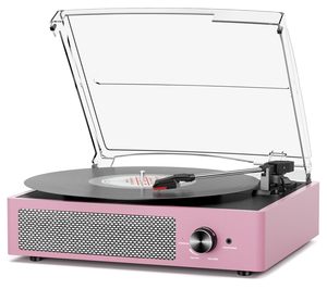 Reproductor <span class=keywords><strong>de</strong></span> Vinilo Retro con Altavoces, Tocadiscos <span class=keywords><strong>de</strong></span> Alto Rendimiento, Giradischi, Ideal <span class=keywords><strong>para</strong></span> Regalo - Product Image 1