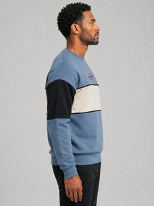 Sweat-shirt vintage délavé, col rond oversize, manches longues pour homme, pull en molleton doux, style décontracté, streetwear, athlétique, gym, mode - Product Image 5