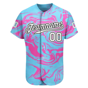 <b>Hot</b> Selling Baseball Jersey For Adults Made With High Quality Breathable Fabric OEM Serviced Customized Logo Baseball Jersey - Product Image 4