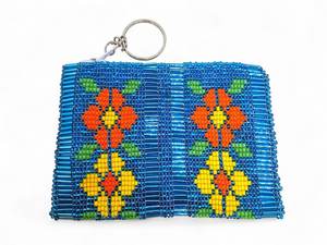 Bohemian Handmade Zipper Closure Coin <b>Purse</b> with Colorful Beads Custom Colors & Sizes Available Promotional Gift - Product Image 3