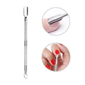 High Demanded Customized Cuticle Pusher <b>Nail</b> Polish Removal Stainless Steel Beauty <b>Nail</b> Cleaning Tools Sharp Tip Cuticle Pusher - Product Image 2