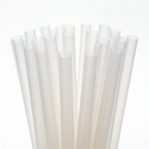 Food Grade Clear PP <b>Drinking</b> <b>Straws</b> Individually Wrapped Disposable Transparent Thick Boba Milk Tea Smoothie Cafe Beverage Bars - Product Image 4