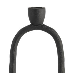 Nuevo candelabro de aluminio fundido con acabado negro mate para decoración del hogar, hecho a mano y personalizado. - Product Image 4