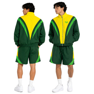 Survêtement coupe-vent en nylon personnalisé de haute qualité du Brésil, veste zippée à capuche, sweats à capuche courts 100 % nylon, fournisseur en gros - Product Image 3