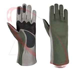 Vente chaude Nomex Flight Gloves Écran tactile en cuir de vache souple pour gants de pilote et gants en cuir d'entraînement spécial tactique - Product Image 1
