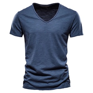 T-shirt personnalisé de haute qualité, streetwear, t-shirt en coton uni, coupe ample, coupe slim, impression de qualité supérieure, t-shirt pour homme - Product Image 2