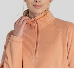 Sudadera con capucha para mujer, de punto, oversize, con media cremallera, manga larga, estampado personalizado, ecológica, para invierno y otoño - Product Image 3