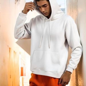Sweat-shirt à capuche en polaire de performance premium pour homme, personnalisé, pour l'entraînement sportif, la salle de sport, la course à pied, les sports de plein air - Product Image 1