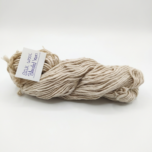 Hilo de Seda de Morera y Lana de Primera Calidad, Mezcla de Una Sola Capa, Suave y Brillante, para Tejer Bufandas y Chales - Product Image 1