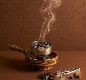 Juego de Quemadores de Incienso de Madera de Pino Premium con Diseño Árabe y Quemador de Incienso Oud Hecho a Mano Ecológico para el Hogar Ramadán - Product Image 2