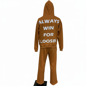 Chándal de Forro Polar para Hombre, Tallas Grandes, Estilo Urbano, Invierno, con Logotipo Personalizado, Diseño Único, Cintura Elástica - Product Image 2