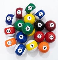 Ballons de Snookball Personnalisés avec Logo, en Cuir PU Cousu à la Machine, pour Jeu de Footpool, Lot de 16 Pièces, Fourniture en Gros