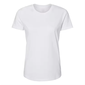 เสื้อยืดคอกลมแขนสั้นสีดำสำหรับผู้ชาย ทรงปกติ สีพื้น สไตล์ลำลอง ผ้าเจอร์ซีย์คอตตอน 100% - Product Image 3