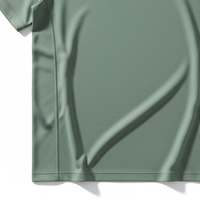 T-shirt de sport pour homme, coupe ajustée, tricoté, antibactérien, personnalisable, résistant aux odeurs, séchage rapide, respirant