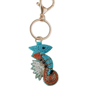 CRYSTAL CRAFT Breloques brodées faites main à motifs marins, perles de rocaille, mignonnes, personnalisées, pour usage quotidien, style étoile, cadeau pour fille, nouvelle tendance - Product Image 1