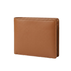 Leather Men <b>Wallet</b> Slim Bifold Genuine Leather <b>RFID</b> <b>Blocking</b> Multiple Card Slots Coin Pocket Durable Everyday Carry Open Short - Product Image 1