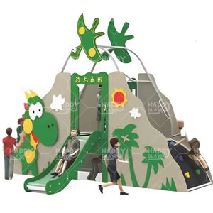 Structure de jeu extérieure sur le thème de l'aventure HP-OPA 017 avec pont en corde intégré et toboggan - Product Image 1