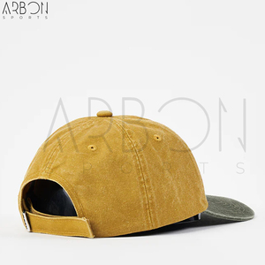 Casquettes classiques ajustables à 6 panneaux en coton vintage lavé respirant de qualité supérieure avec logo personnalisé, prix de gros - Product Image 3