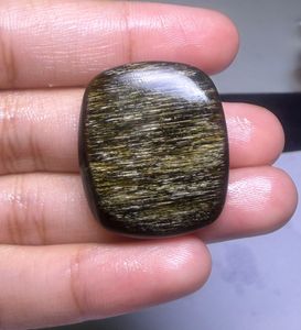 Lot de cabochons en obsidienne dorée naturelle de qualité supérieure pour la fabrication de bijoux de guérison par les cristaux et la collection de bijoux en pierres précieuses - Product Image 1