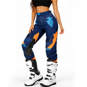 Pantalones de Motocross Personalizados OEM para Hombre y Mujer, Pantalones de Carreras Todoterreno MX para Motocicleta con Protección para las Rodillas, Equipo de Motociclismo - Product Image 6