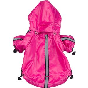 Chaqueta Impermeable Reflectante Ajustable para Mascotas, Chubasquero Reflectante Resistente a la Intemperie - Product Image 3