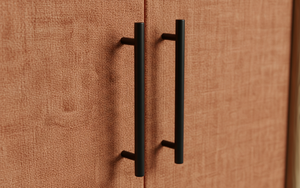 Aparador Moderno de 2 Puertas de Roble Macizo para Sala de Estar - Almacenamiento Ecológico y Resistente al Agua - Product Image 6