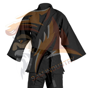 Uniforme de Taekwondo respirant pour arts martiaux professionnels, design personnalisé, en coton, pour hommes - Product Image 3