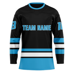 Maillot de hockey sur glace personnalisé OEM, sublimé ou brodé, uniforme d'équipe unisexe, fournisseur en gros - Product Image 2