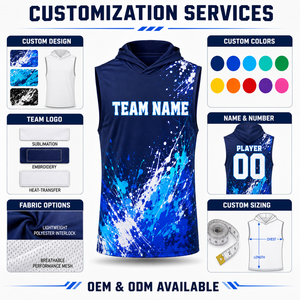 Sudadera sin Mangas Sublimada Personalizada Unisex, Ligera, Transpirable, de Secado Rápido, para Calentamiento Deportivo, Fabricante de Ropa Deportiva para Equipos - Product Image 3