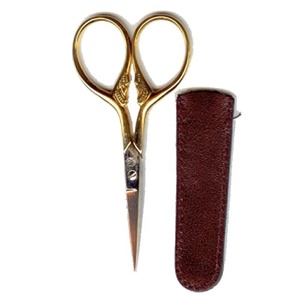 Ciseaux à cuticules pour soins de beauté, revêtement en titane bleu, lames aiguisées de 3,5 pouces, ciseaux à ongles élégants avec emballage personnalisé - Product Image 6